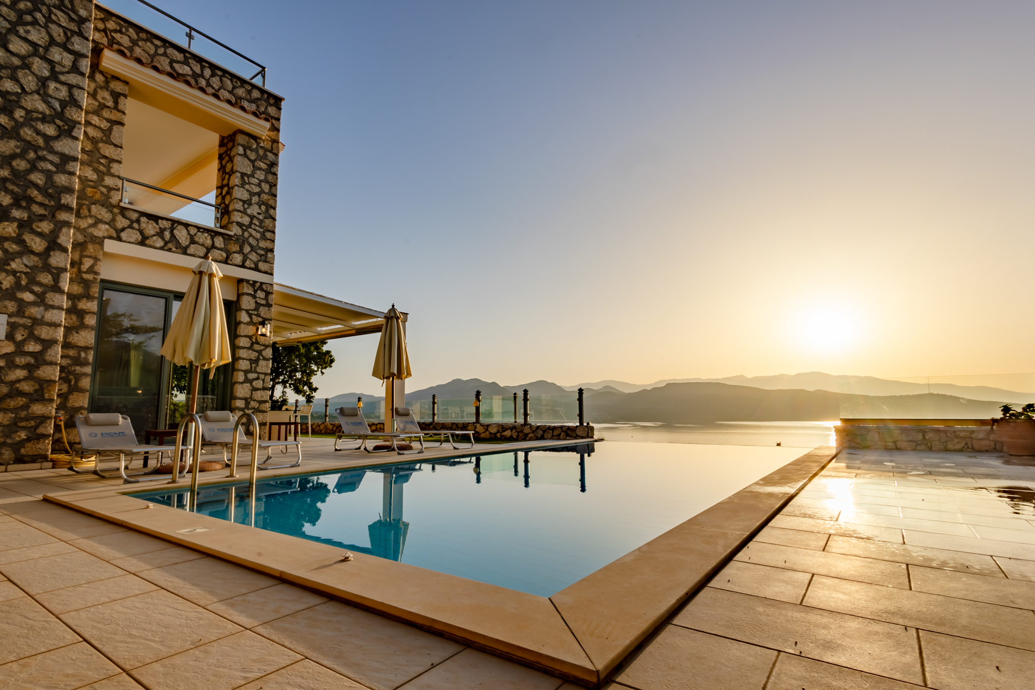 Large swimming pools